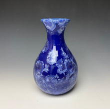 Load image into Gallery viewer, Winter Sky Blue Crystalline Glazed Vase 1
