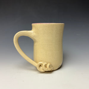 Skateboarding Pig Mug- Pink