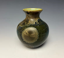 Load image into Gallery viewer, Iron Galaxy Crystalline Glazed Mini Vase 1
