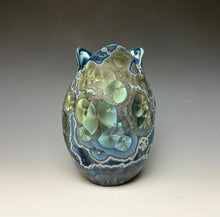 Load image into Gallery viewer, Tulip Vase- Cobalt Galaxy #1
