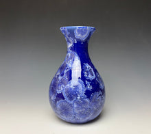 Load image into Gallery viewer, Winter Sky Blue Crystalline Glazed Vase 1

