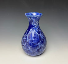 Load image into Gallery viewer, Winter Sky Blue Crystalline Glazed Vase 1
