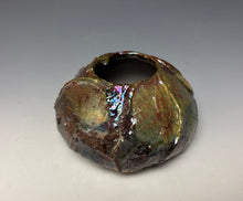 Load image into Gallery viewer, Copper Raku AirPlant Vase #12
