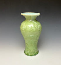 Load image into Gallery viewer, Crystalline Glazed Vase - Mint Green #2
