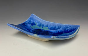 Crystalline Tray in Blue Teal #1