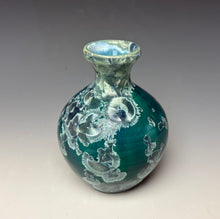 Load image into Gallery viewer, Aqua Crystalline Glazed Mini Vase 3
