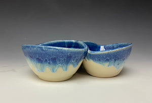 Triple Dip Dish- Breakwater Blue