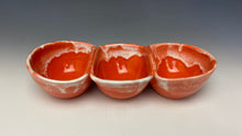 Load image into Gallery viewer, Triple Dip Dish- Intense Orange
