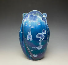 Load image into Gallery viewer, Tulip Vase- Atlantic Storm Blue #1
