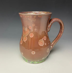 Copper Red Crystalline Mug