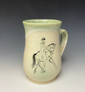 Dressage Horse Mug - Key Lime