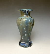 Load image into Gallery viewer, Cobalt Galaxy Crystalline Glazed Vase 11
