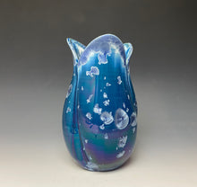 Load image into Gallery viewer, Tulip Vase- Atlantic Storm Blue #3
