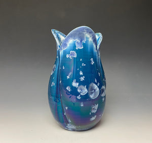 Tulip Vase- Atlantic Storm Blue #3