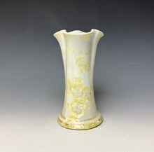 Load image into Gallery viewer, Crystalline Vase in Ivory 3
