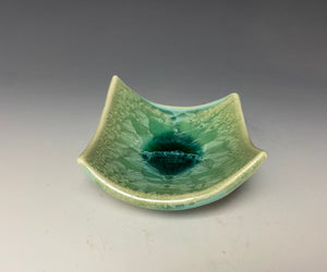 Crystalline Tray in Light Green