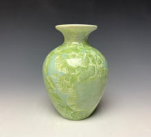 Load image into Gallery viewer, Crystalline Glazed Mini Vase - Mint Green
