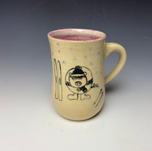 Load image into Gallery viewer, Skiing Pig Mug- Pink
