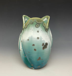 Tulip Vase- Wintergreen #1