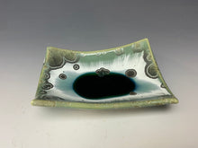 Load image into Gallery viewer, Crystalline Tray in Green and Silver #2
