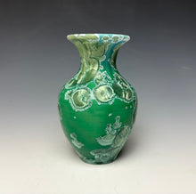 Load image into Gallery viewer, Emerald Green Crystalline Glazed Mini Vase 7
