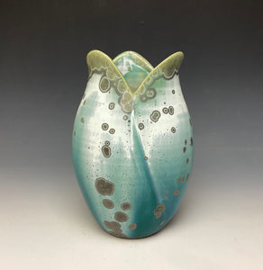 Tulip Vase- Wintergreen #4