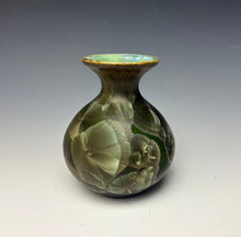 Load image into Gallery viewer, Iron Galaxy Crystalline Glazed Mini Vase 3
