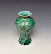 Load image into Gallery viewer, Emerald Green Crystalline Glazed Mini Vase 3
