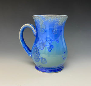 Crystalline Glazed Mug 14 oz- Blue Green