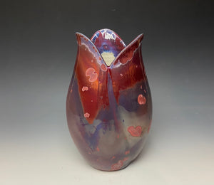 Tulip Vase- Ruby #2