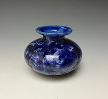 Load image into Gallery viewer, Winter Sky Blue Crystalline Glazed Mini Vase #6

