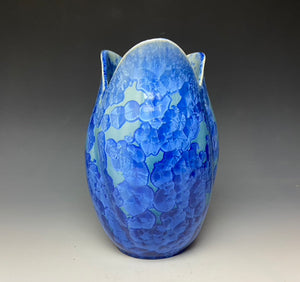 Tulip Vase- Teal #2