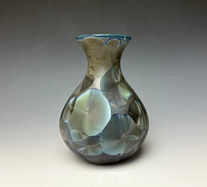 Cobalt Galaxy Crystalline Glazed Vase 2