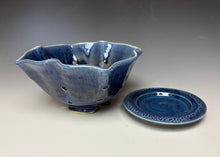Load image into Gallery viewer, Deep Blue Lotus Berry Bowl #2
