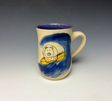 Load image into Gallery viewer, Surfer Pig Mug- Purple
