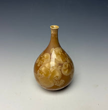 Load image into Gallery viewer, Iced Caramel Crystalline Glazed Mini Vase #4
