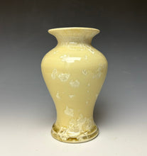 Load image into Gallery viewer, Cream Crystalline Glazed Vase
