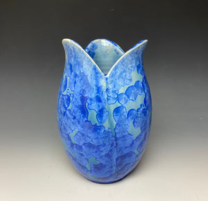 Tulip Vase- Teal #2