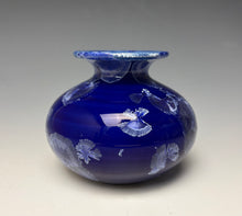 Load image into Gallery viewer, Winter Sky Blue Crystalline Glazed Mini Vase #4
