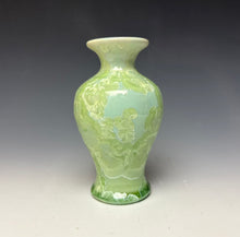 Load image into Gallery viewer, Crystalline Glazed Mini Vase - Mint Green
