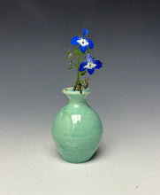 Load image into Gallery viewer, Light Green Crystalline Glazed Mini Vase #5
