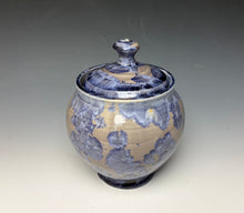 Load image into Gallery viewer, Periwinkle Crystalline Glazed Jar
