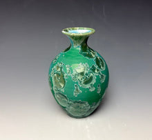 Load image into Gallery viewer, Emerald Green Crystalline Glazed Mini Vase 3
