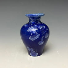 Load image into Gallery viewer, Winter Sky Blue Crystalline Glazed Mini Vase #3
