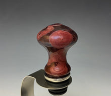 Load image into Gallery viewer, Crystalline Glazed Bottle Stopper- Ruby #2
