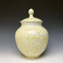 Load image into Gallery viewer, Ivory Crystalline Jar 2
