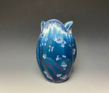 Load image into Gallery viewer, Tulip Vase- Atlantic Storm Blue #2
