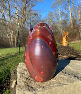 Tulip Vase- Ruby #2