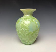 Load image into Gallery viewer, Crystalline Glazed Mini Vase - Mint Green
