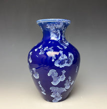 Load image into Gallery viewer, Winter Sky Blue Crystalline Glazed Vase 5
